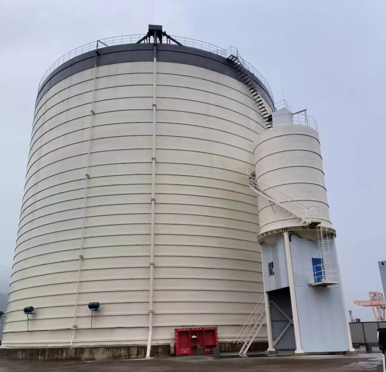 永靖10万吨水泥钢板库