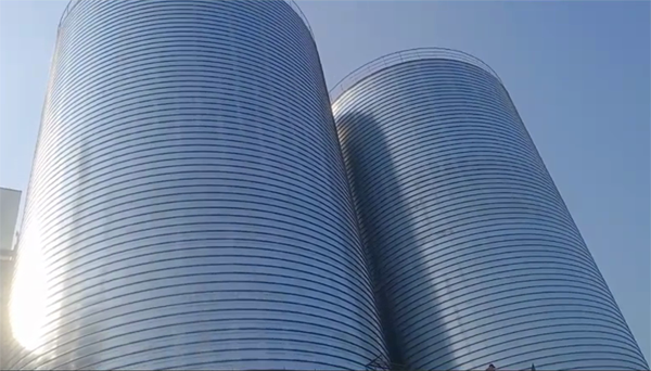 永靖2座混凝土高架卷板仓